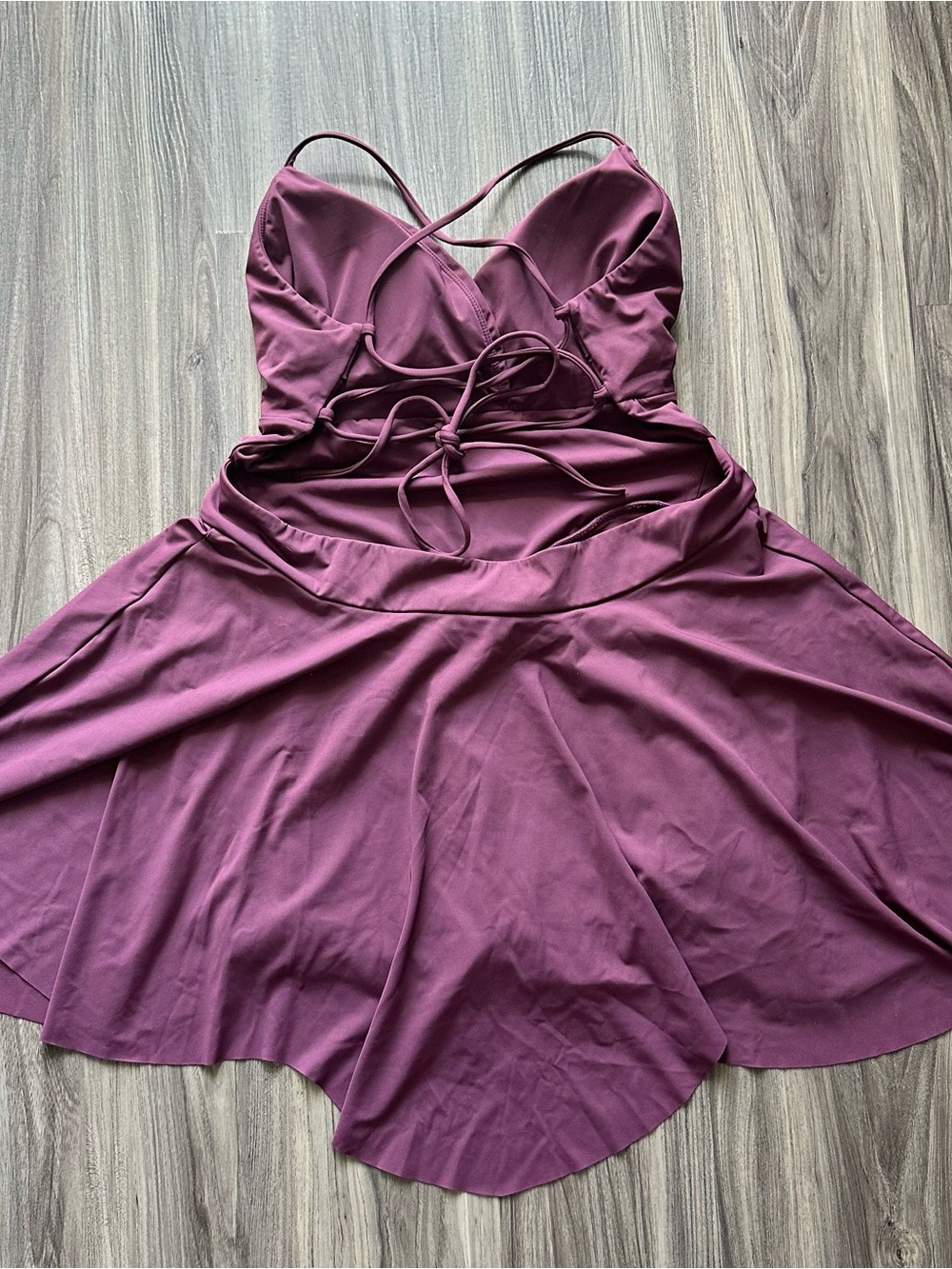 Halara Mini Cross-Lace Dress - Picture 5 of 8